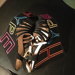 Qupid Sexy Neon Wedges